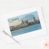 Sticker Rectangulaire Cologne Allemagne (Enveloppe)