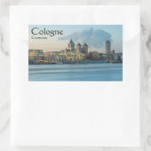 Sticker Rectangulaire Cologne Allemagne (Sac)