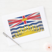 Sticker Rectangulaire Colombie-Britannique (Enveloppe)