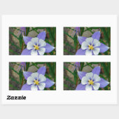 Sticker Rectangulaire Colonne bleue (Feuille)