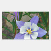 Sticker Rectangulaire Colonne bleue (Devant)