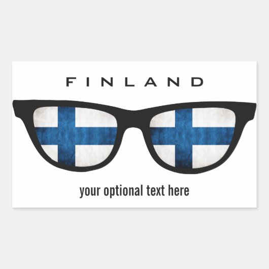 Sticker Rectangulaire Colonnes finlandaises (Devant)