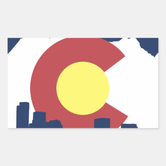 Sticker Rectangulaire Colorado