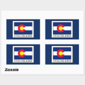 Sticker Rectangulaire Colorado (Feuille)