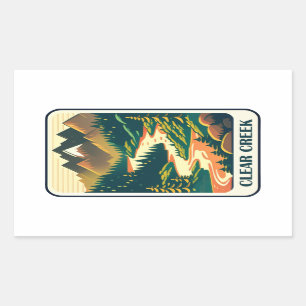 Sticker Rectangulaire Colorado Clear Creek