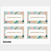 Sticker Rectangulaire Colores Arte 5-1-1 (Feuille)