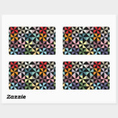 Sticker Rectangulaire Colorful (Feuille)
