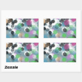 Sticker Rectangulaire Colorful Confeti (Feuille)