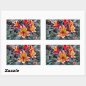 Sticker Rectangulaire Colors de Summer (Feuille)