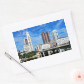 Sticker Rectangulaire Columbus, Ohio skyline (Enveloppe)