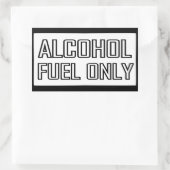 Sticker Rectangulaire Combustible d'alcool uniquement (Sac)