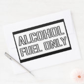 Sticker Rectangulaire Combustible d'alcool uniquement (Enveloppe)