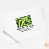 Sticker Rectangulaire Come get you some green beans. (Enveloppe)