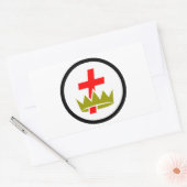 Sticker Rectangulaire Commanderie (Enveloppe)