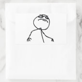 Sticker Rectangulaire Comme un patron (Sac)