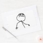 Sticker Rectangulaire Comme un patron (Enveloppe)