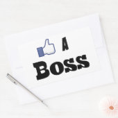 Sticker Rectangulaire Comme Un Patron (Enveloppe)