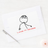 Sticker Rectangulaire Comme un patron (Enveloppe)