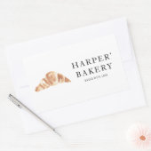 Sticker Rectangulaire Commerce du logo professionnel de boulangerie mode (Enveloppe)