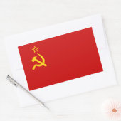 Sticker Rectangulaire Communauté Russia Flag USSR (Enveloppe)