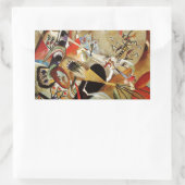 Sticker Rectangulaire Composition Abstraite de Kandinsky (Sac)