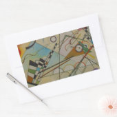 Sticker Rectangulaire Composition Kandinsky VIII (Enveloppe)