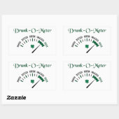 Sticker Rectangulaire Compteur ivre (Feuille)