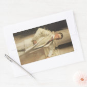 Sticker Rectangulaire comte de Dalhousie par John Singer Sargent (Enveloppe)