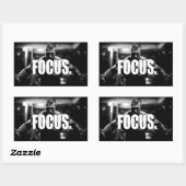 Sticker Rectangulaire CONCENTRATION - Motivation "Body building" (Feuille)