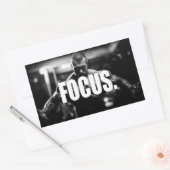 Sticker Rectangulaire CONCENTRATION - Motivation "Body building" (Enveloppe)