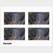 Sticker Rectangulaire Concept de ville de Goblin - Ponts (Feuille)