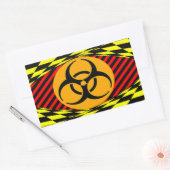 Sticker Rectangulaire Conception bioaléatoire par Kenneth Yoncich (Enveloppe)