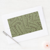 Sticker Rectangulaire Conception classique Art Nouveau de branche de Wil (Enveloppe)