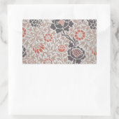 Sticker Rectangulaire Conception d'art botanique de William Morris Graft (Sac)