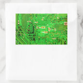 Sticker Rectangulaire Conception de carte (Sac)