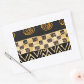 Sticker Rectangulaire Conception de chaman tribal africain (Enveloppe)