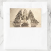 Sticker Rectangulaire Conception de dessin Perdu Little Angel (Sac)