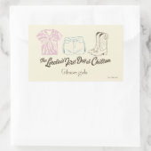 Sticker Rectangulaire Conception de tenue de Lorelai Chilton de Gilmore (Sac)