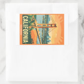 Sticker Rectangulaire Conception de vectoriels à rattrapage visuel Citys (Sac)