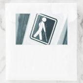 Sticker Rectangulaire Conception des panneaux aveugles (Sac)