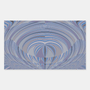 Sticker Rectangulaire Conception sans couture de grand cœur