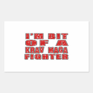 Sticker Rectangulaire Conceptions fraîches de Krav Maga