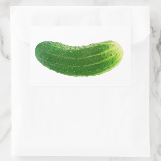 Sticker Rectangulaire Concombre (Sac)