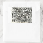 Sticker Rectangulaire Concours à sens unique, par Brian Benson (Sac)