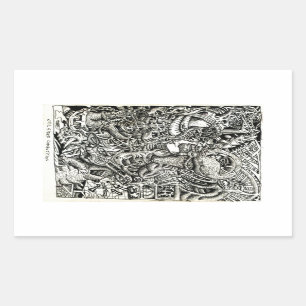 Sticker Rectangulaire Concours à sens unique, par Brian Benson