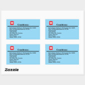 Sticker Rectangulaire Conditions (Feuille)