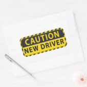 Sticker Rectangulaire conducteur d'étudiant amusant - s'il vous plaît so (Enveloppe)