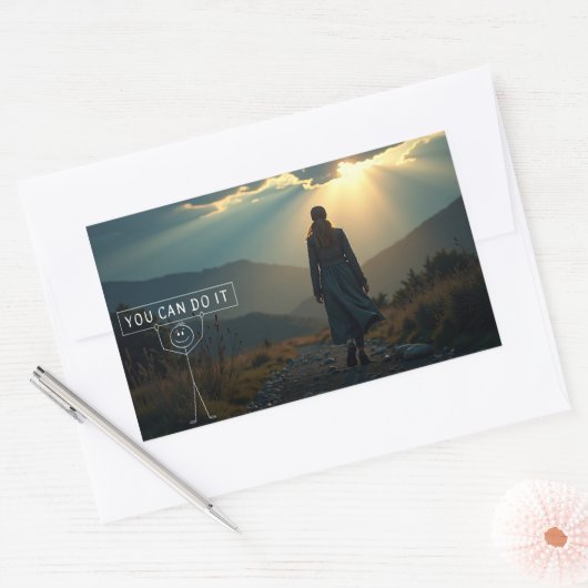 Sticker Rectangulaire Confiance (Enveloppe)