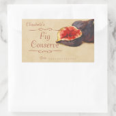 Sticker Rectangulaire Confiture de figues ou conservation (Sac)