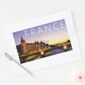 Sticker Rectangulaire Congrès sur la Seine | Paris, France (Enveloppe)